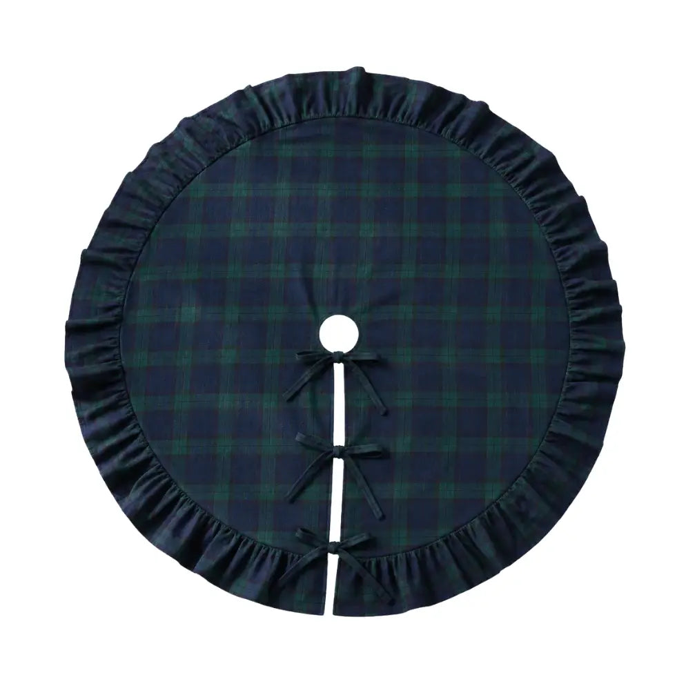 Manor House Green Tartan Tree Skirt - Arriving in Store November