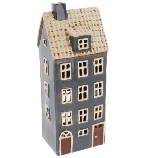 Village Pottery Tall 4 Storey House Tealight -September Drop