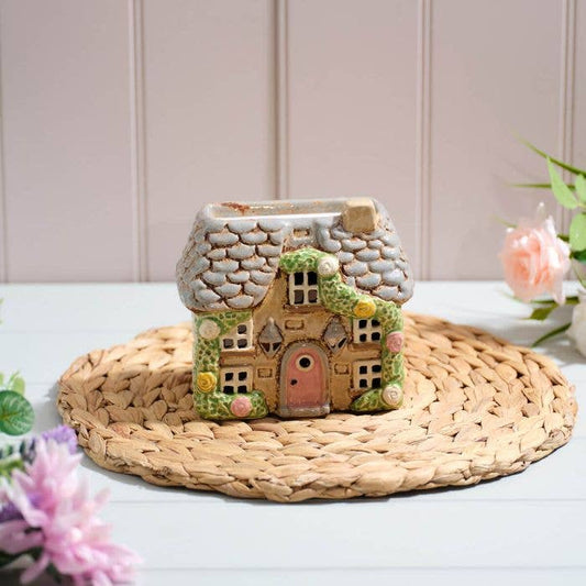 Cottage Garden Embossed Stoneware Wax Melt Burner - Arriving in Store Mid-April
