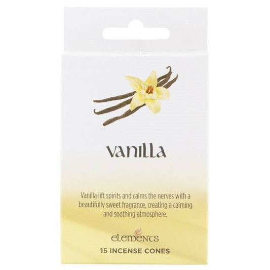 Vanilla Incense Cone - Set of 15