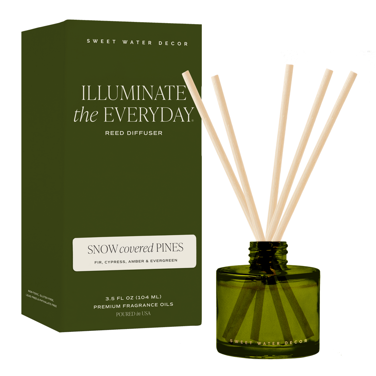 Snow Covered Pines Reed Diffuser - Arriving in Store Late October