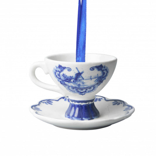 Christmas pendant teacup - November Drop