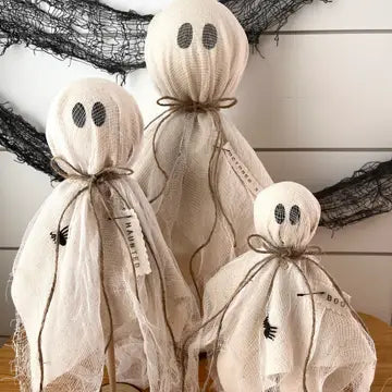 Rustic Primitive Halloween Ghost Home Decor-3 Sizes - Arriving in Store September
