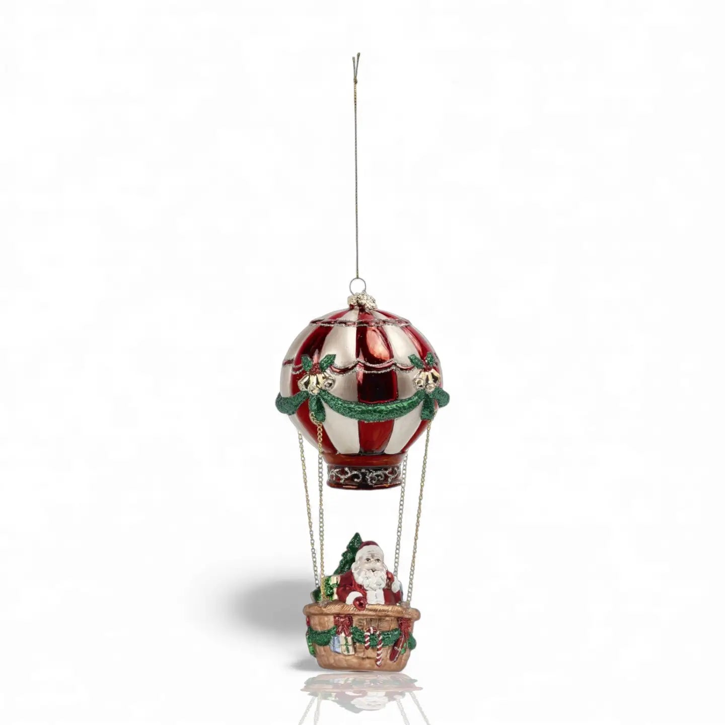 🎈 Santa’s Christmas Hot Air Balloon – Hanging Ornament 🎈 October 2026 Drop