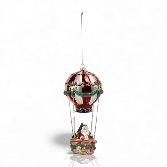 🎈 Santa’s Christmas Hot Air Balloon – Hanging Ornament 🎈 October 2026 Drop