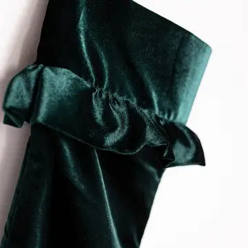 Manor House Emerald Velvet Stocking - Arriving in Store October