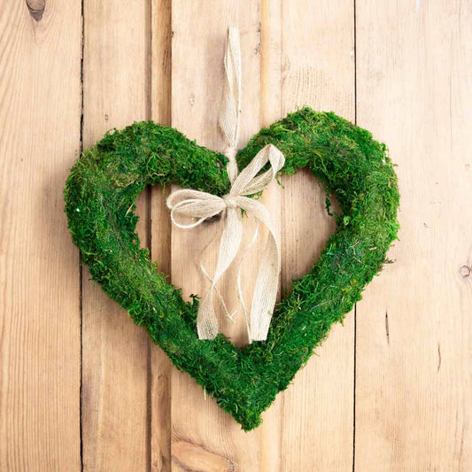 Moss Heart Decor