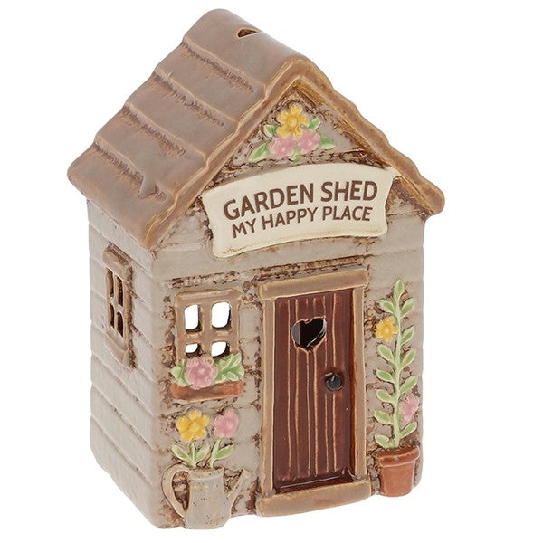 Village Pottery Garden Shed Tealight - Arriving in Store Late July