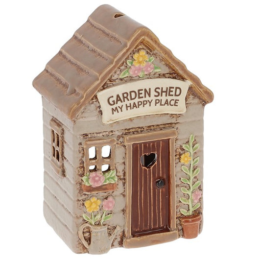 Village Pottery Garden Shed Tealight - Arriving in Store Late July
