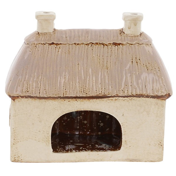Village Pottery Double Garden Thatch Tealight - Arriving in Store Late July