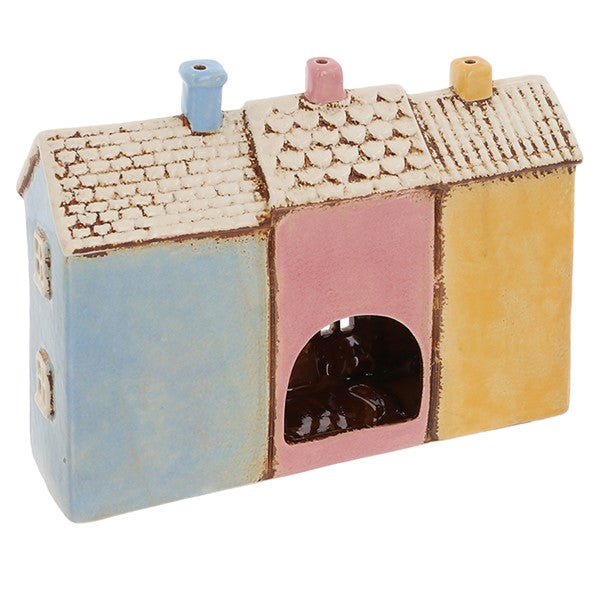 Village Pottery Row Of Shops Tealight - Arriving in Store Late July