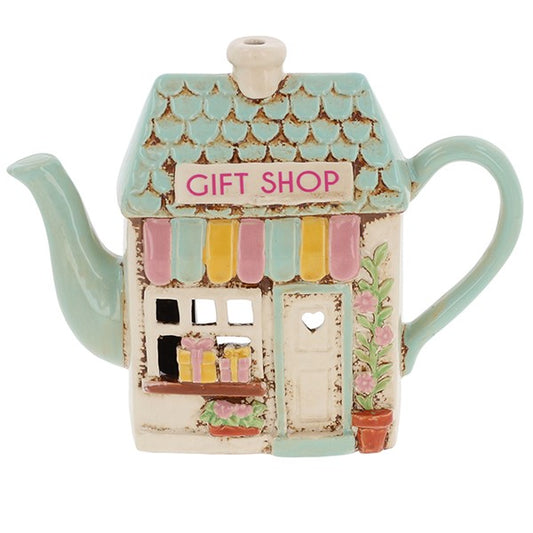 Village Pottery Gift Shop Teapot Tealight - Arriving in Store Late July