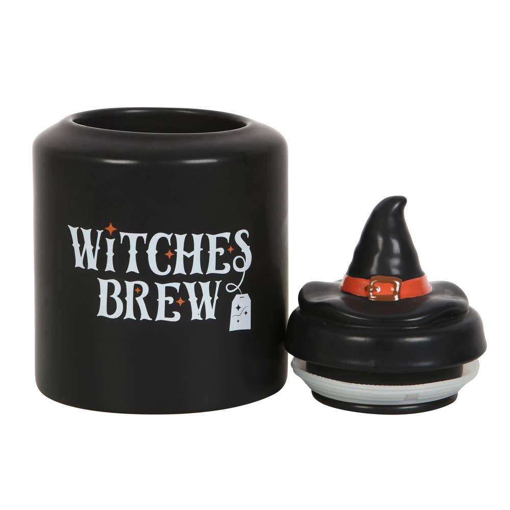 Witches Brew Ceramic Halloween Tea Canister - September Drop