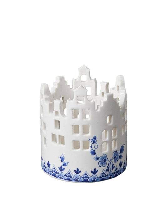 Delft Houses Tealight Holder - Medium - Arriving in Store September