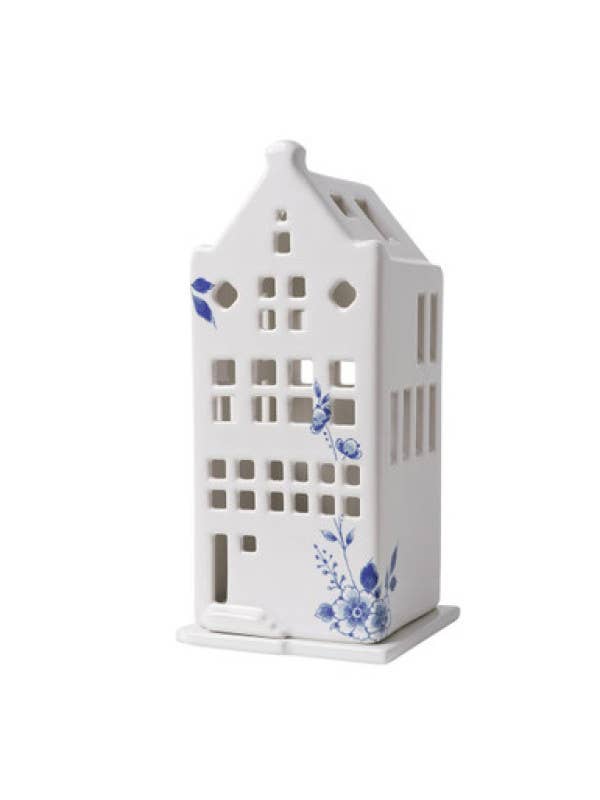 Stepped Gable Tealight Holder House - 17 cm - Arriving in Store September
