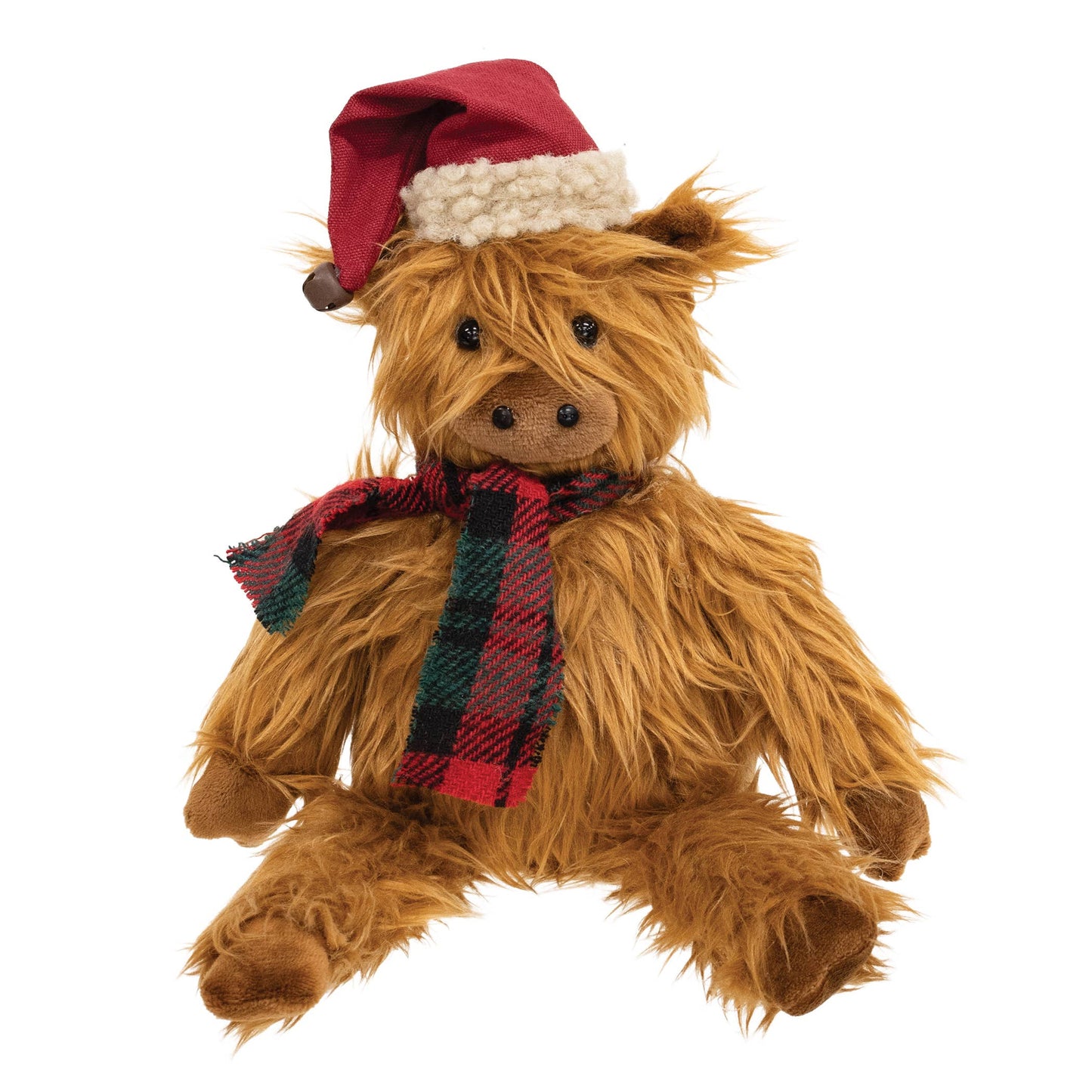 Cozy Christmas Highland Cow Doll - Early December Drop