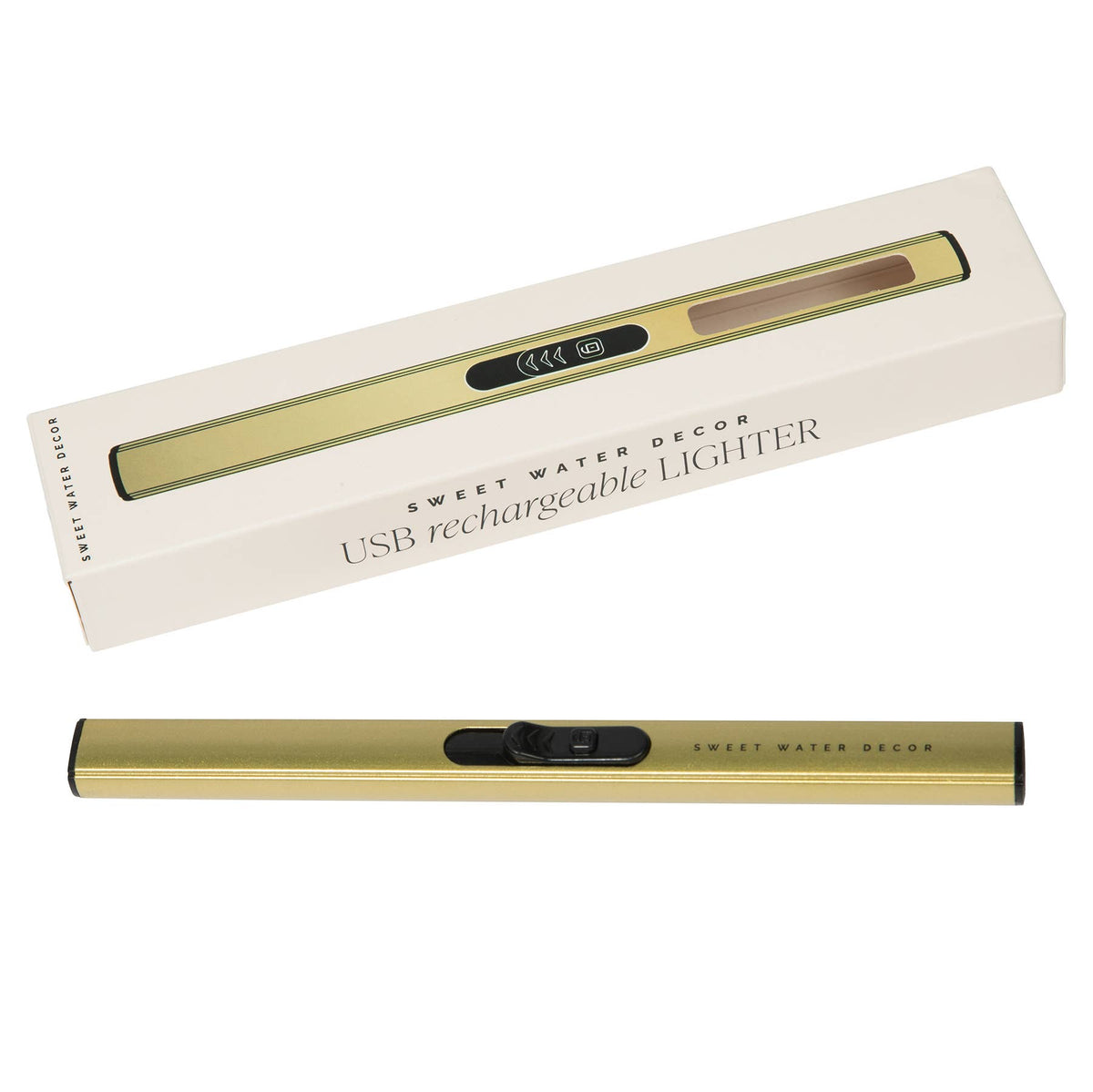 Gold Rechargeable Electric Lighter - Arriving in Store November