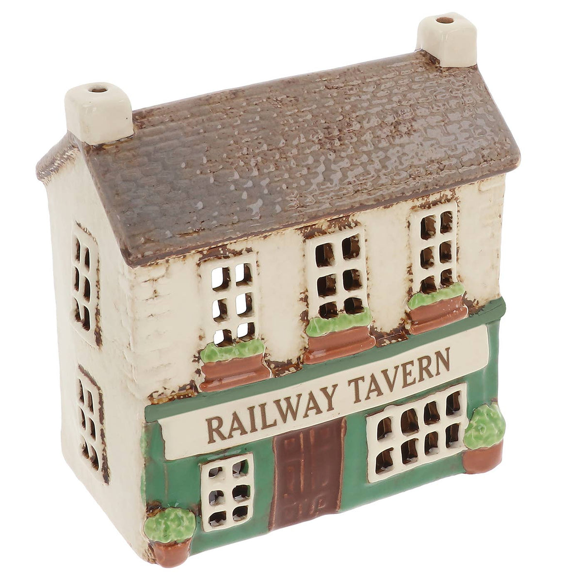 Village Pottery Railway Tavern Tealight - Arriving in Store October