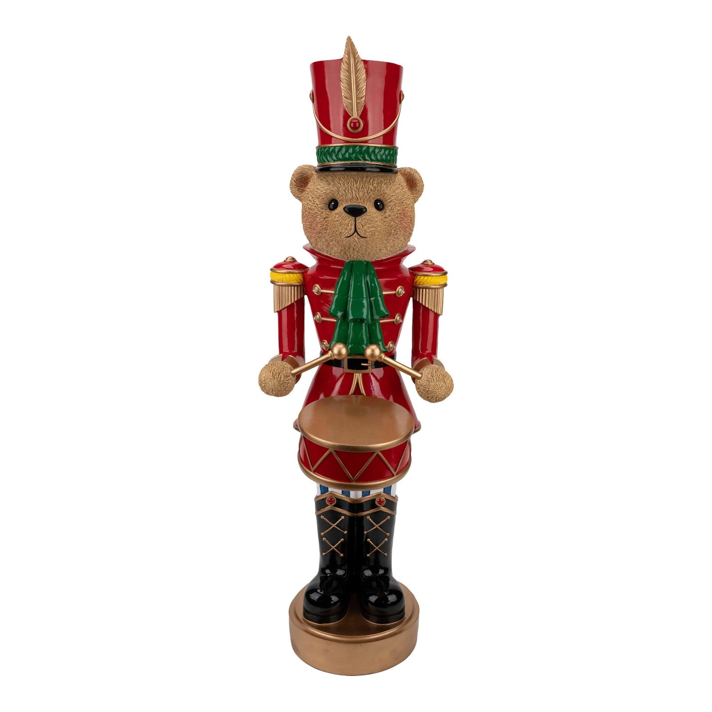 Drummer Bear LED Nutcracker - 92cm - Arriving in Store October 2026