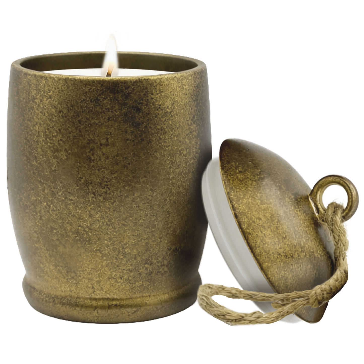 Holiday Soy Candle - 13.5 oz Antique Gold Bell Jar - Arriving in Store September