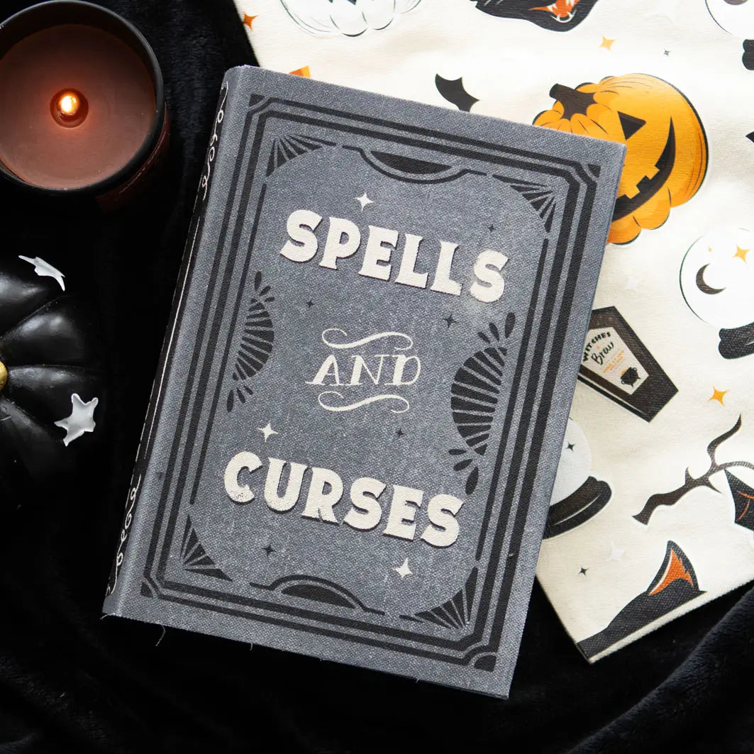 Spells and Curses Book Shaped Halloween Storage Box - June Drop