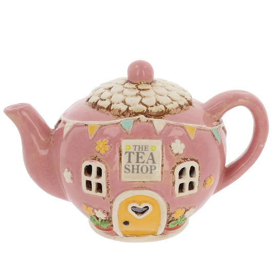 Village Pottery Tea Shop Teapot Tealight - Arriving in Store Late July