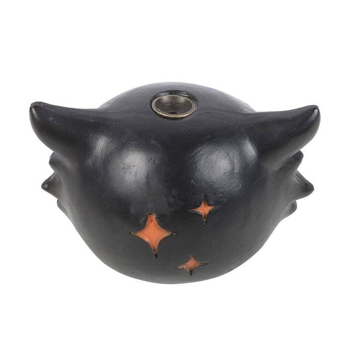 Black Cat Halloween Backflow Incense Burner - September Drop