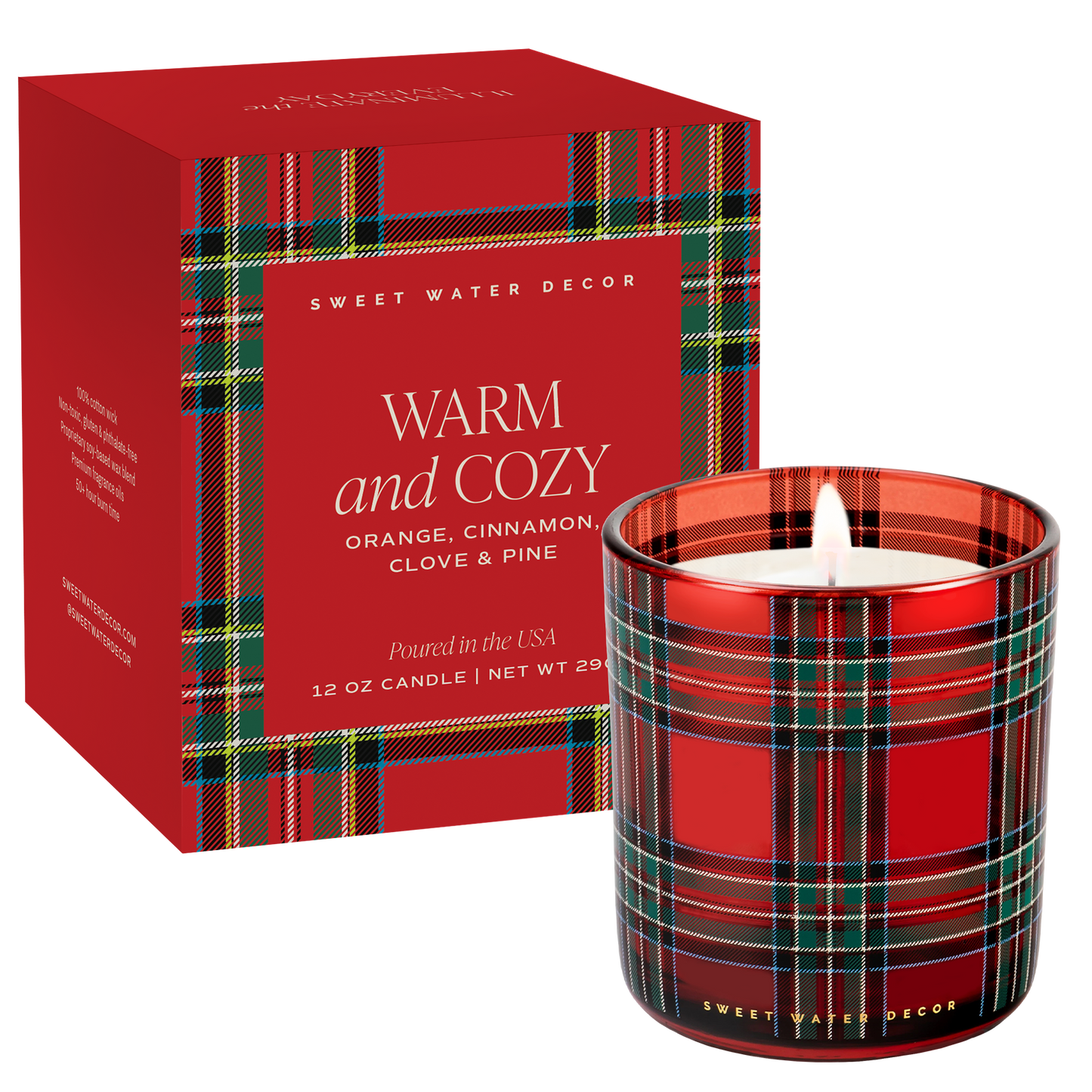 Warm and Cozy 12 oz Boxed Soy Candle - Arriving in Store September