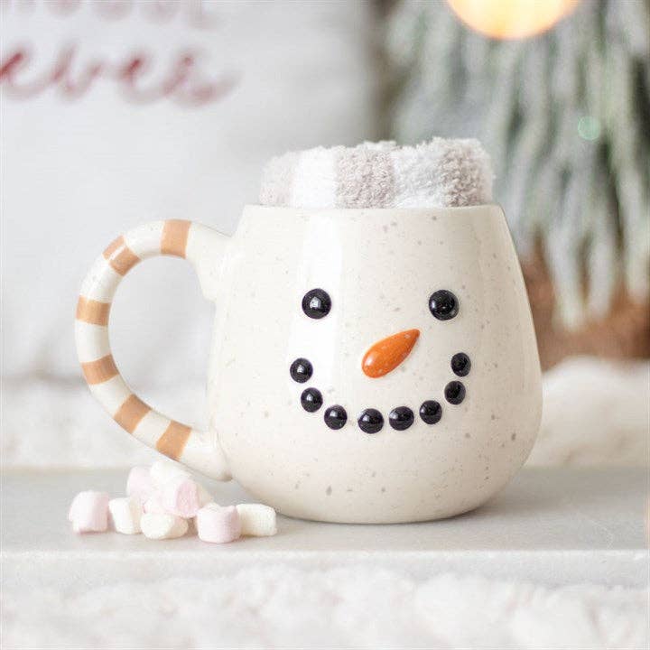 Snowman Christmas Mug and Socks Set - September Drop