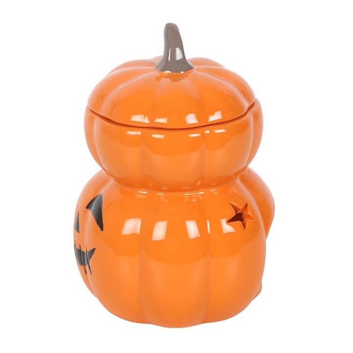 Stacked Pumpkin Halloween Oil Burner and Wax Warmer - September Drop
