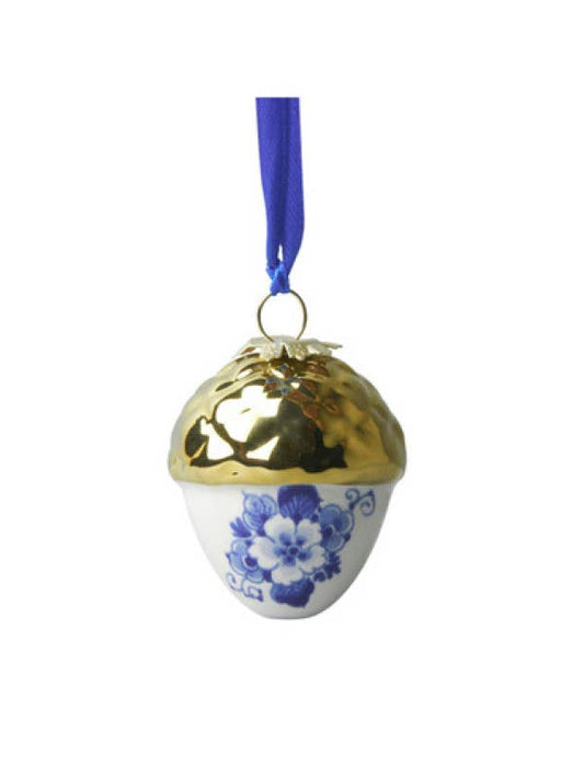 Nut with Gold Cap Ornament - Arriving in Store September