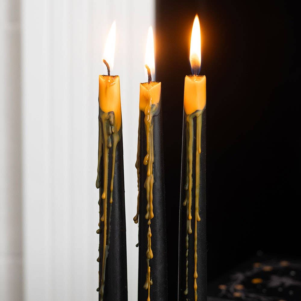 Pumpkin Guts Oozing Set of 4 Taper Candles - Arriving in Store September