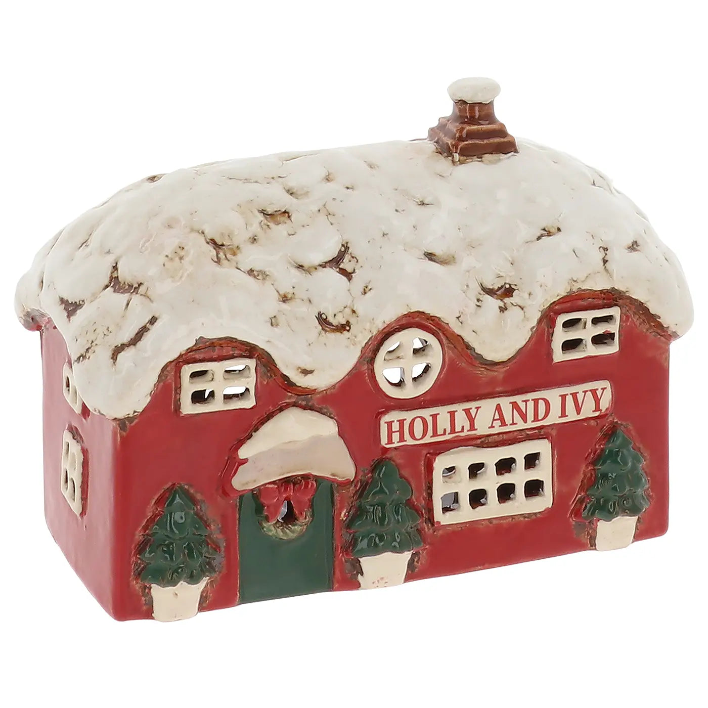 Village Pottery Holly & Ivy Pub Xmas - Arriving in Store September