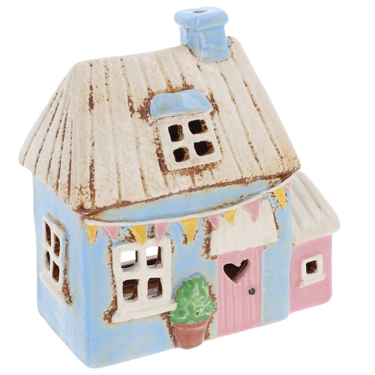 Village Pottery Garden Bunting House Tealight - September Drop