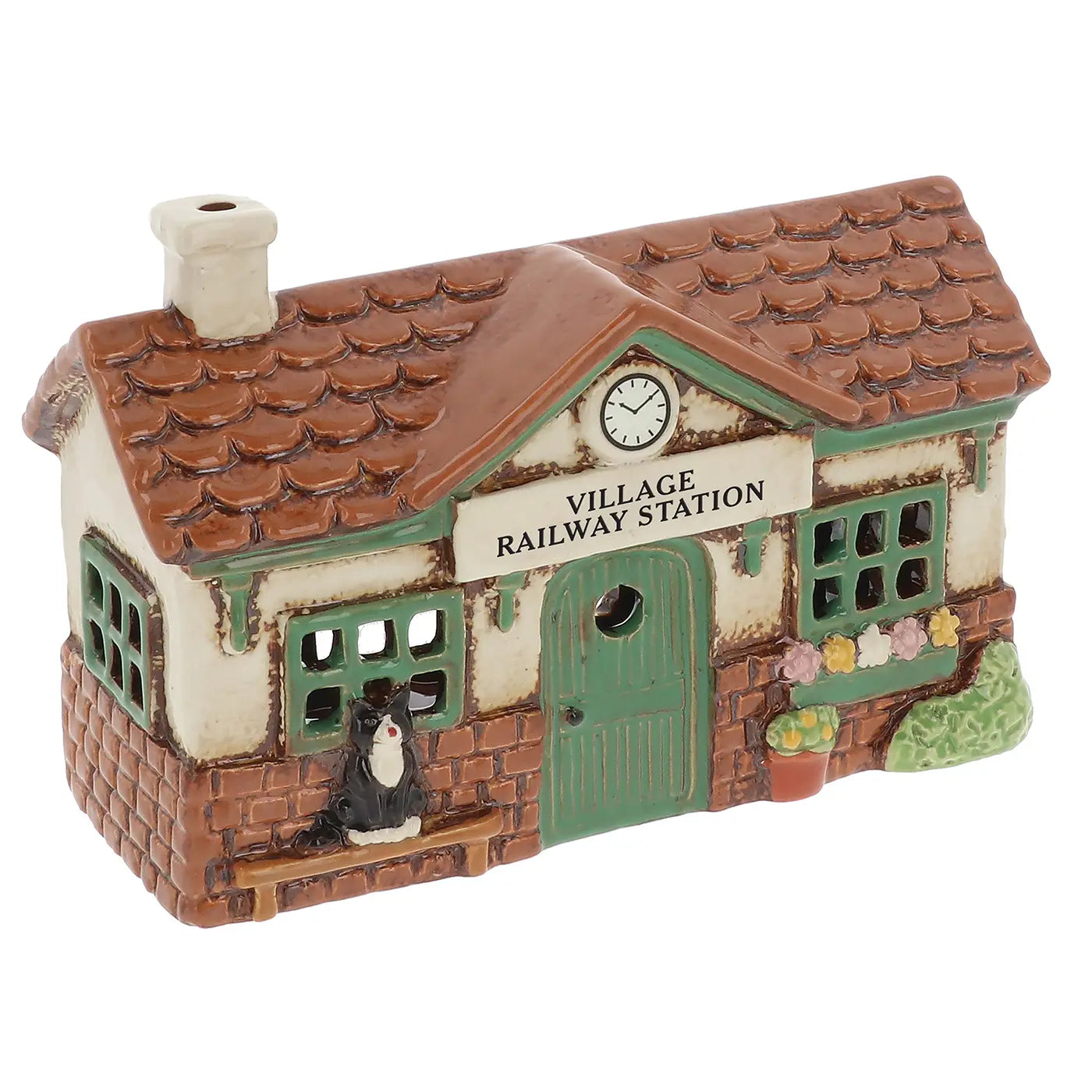 Village Pottery Railway Station Tealight - Arriving in Store Late November