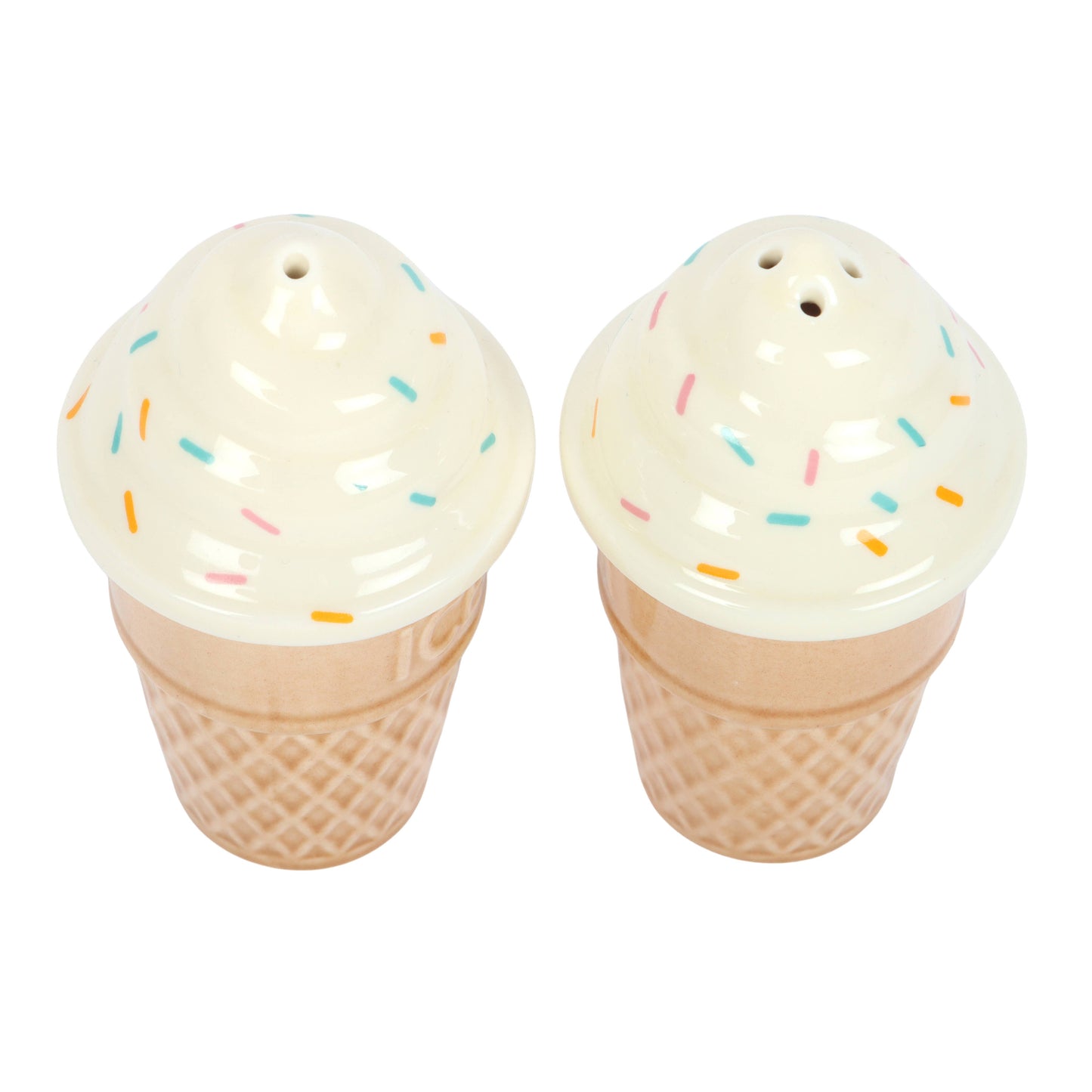 S/2 Ice Cream Salt & Pepper Set