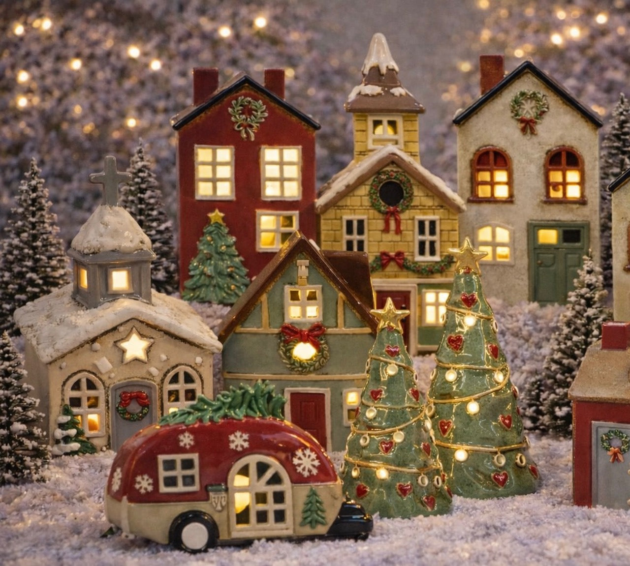 Christmas Tree Tealight 15cm - Arriving in Store September
