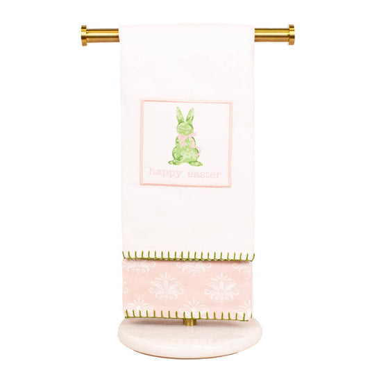 Boxwood Bunny Hand Towels - Set of 2