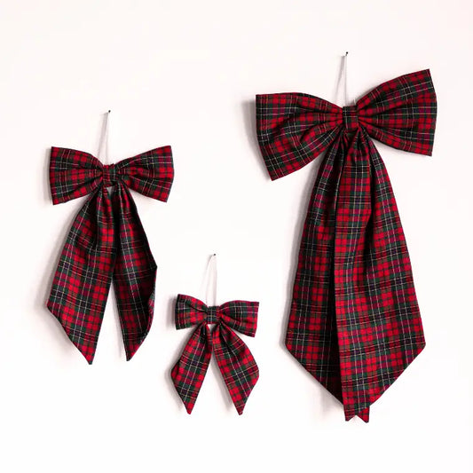 Manor House Red Tartan Bow - Arriving in Store October