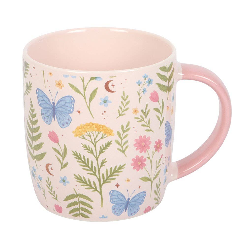 Luna Bloom Floral Print Ceramic Mug