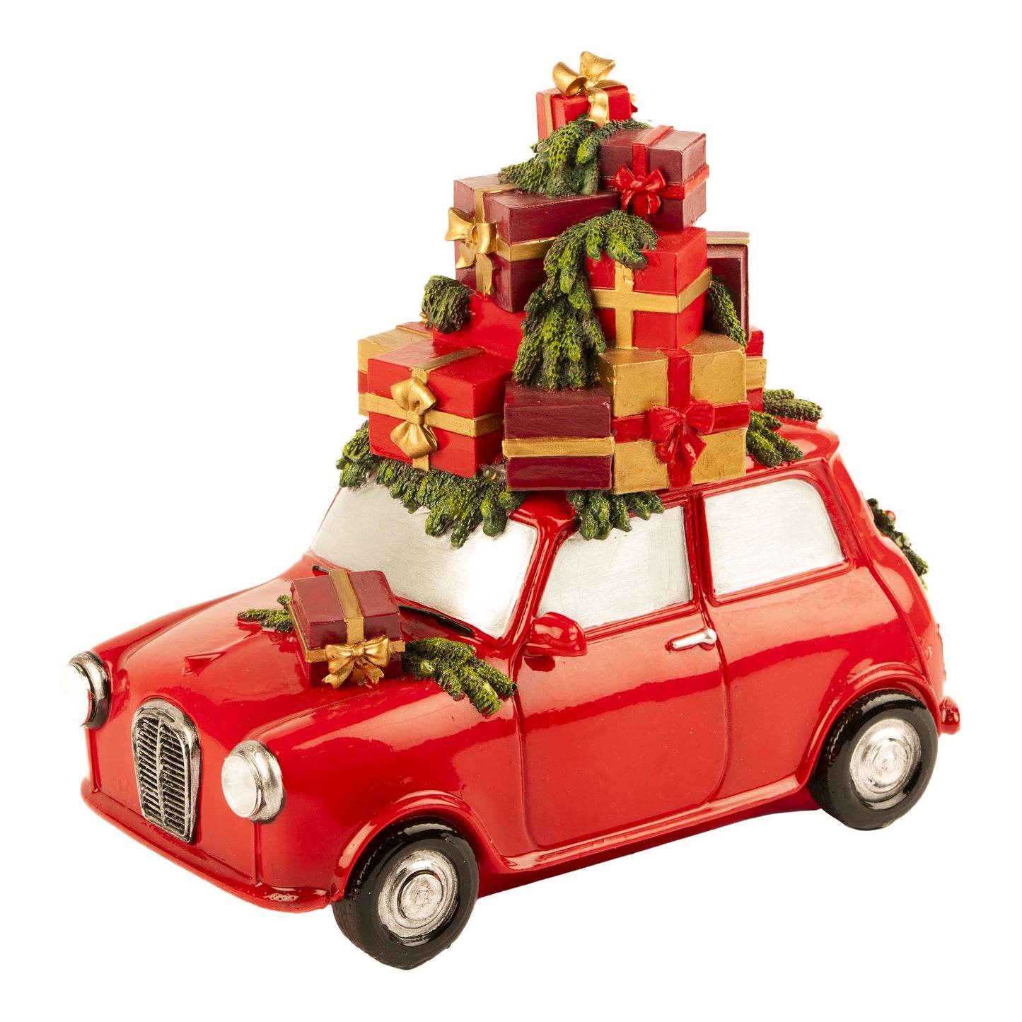 Red Car with Christmas Gifts LED - 20cm - Arriving in Store October 2026