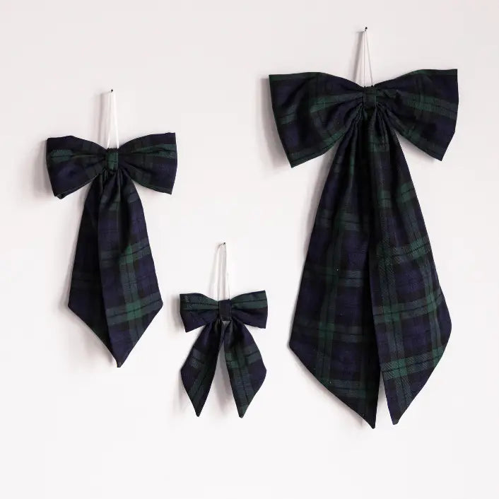 Manor House Green Tartan Bow- Arriving in Store October