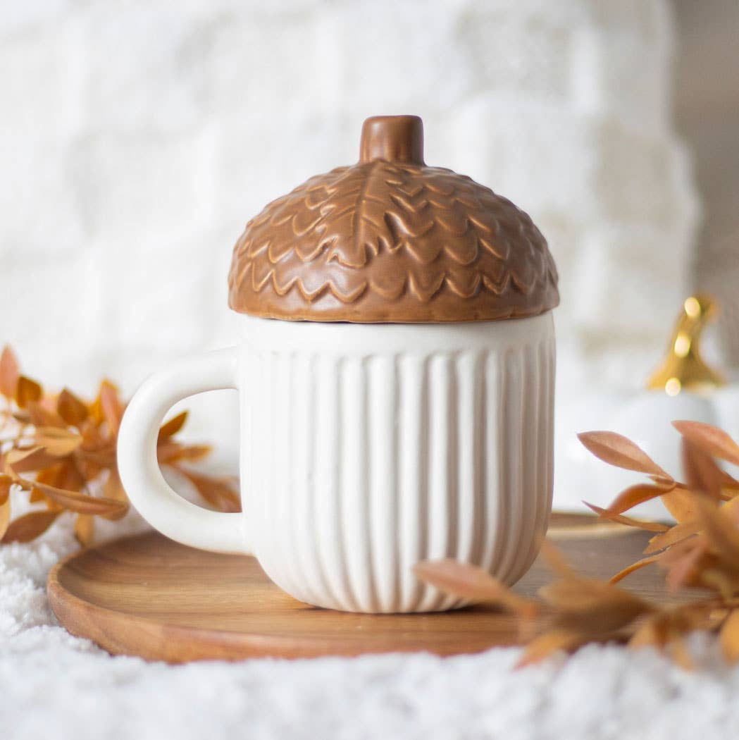 Fall and Autumn Acorn Shaped Mug