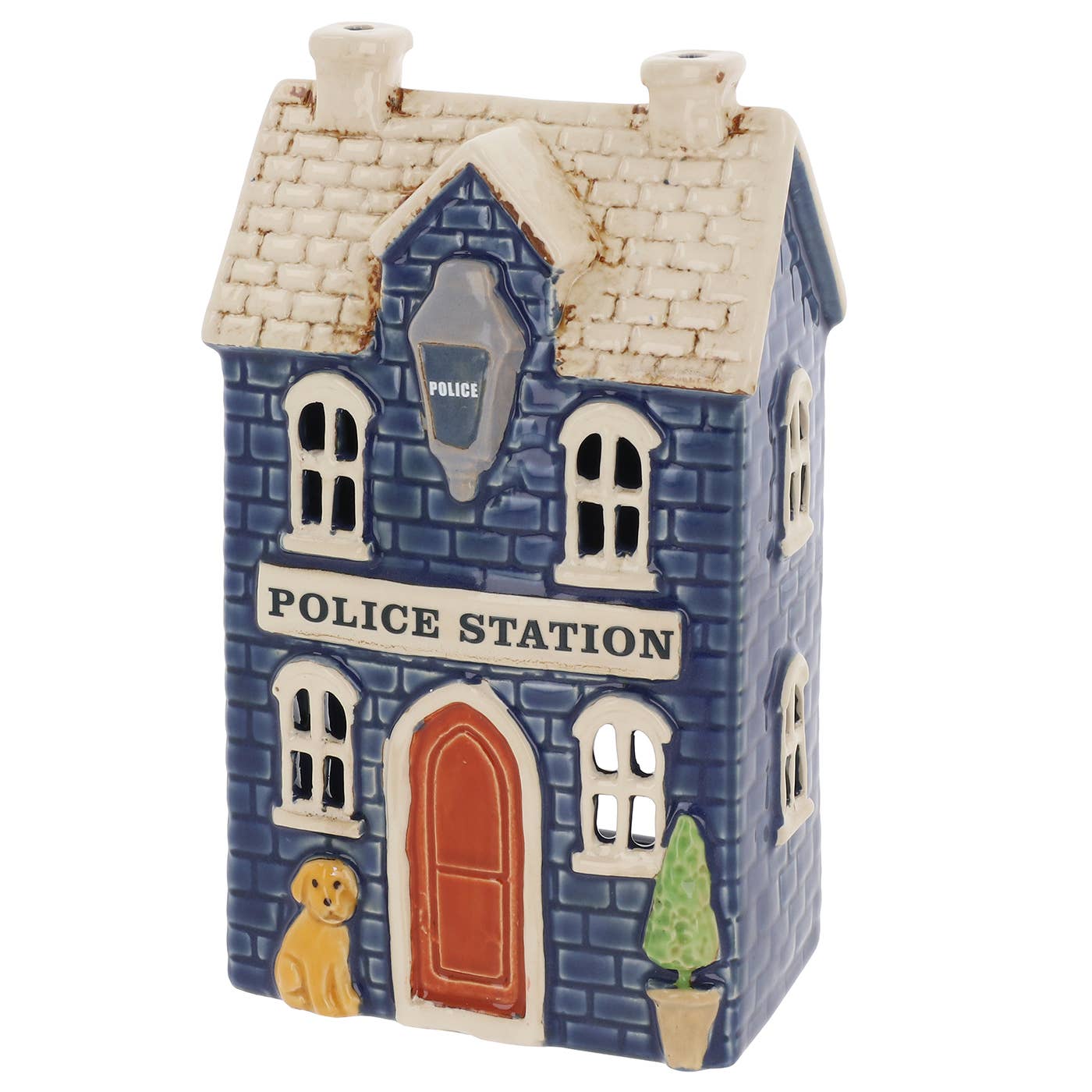 Village Pottery Police Station Tealight - Arriving in Store October