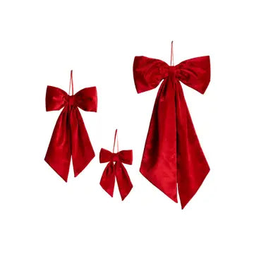 Manor House Ralph Red Velvet Bow - Arriving in Store September/October