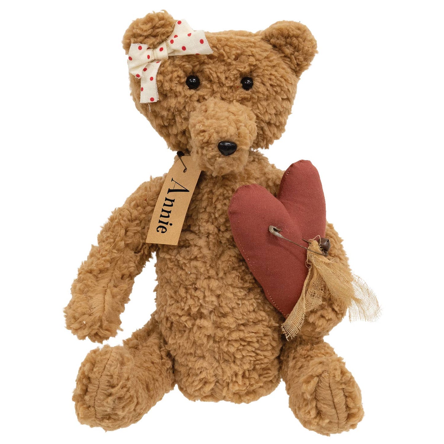 Olivia Valentine Bear Holding Heart - Late February Drop