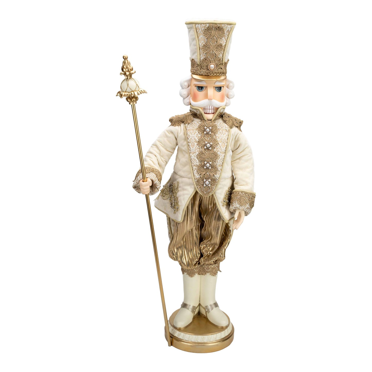 Champagne Nutcracker on Base 95cm - Arriving in Store October 2026