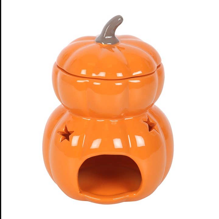 Stacked Pumpkin Halloween Oil Burner and Wax Warmer - September Drop