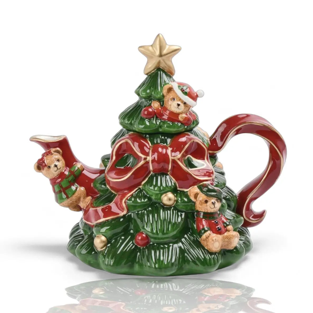 🧸🎀 Christmas Tree & Teddy Bear Teapot 🧸🎀 October 2026 Drop