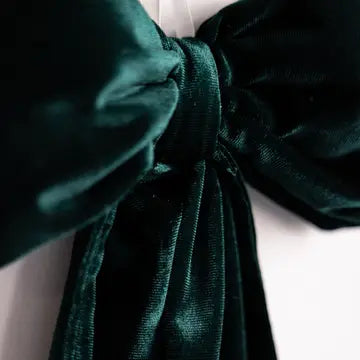 Manor House Emerald Velvet Bow - Arriving in Store September/October